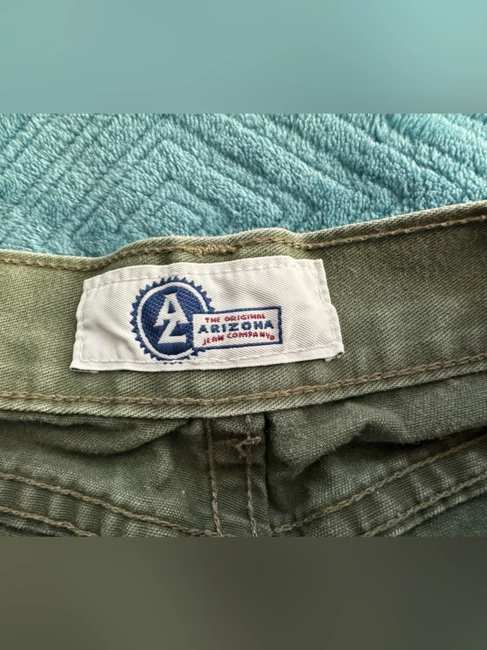 Arizona Jean Company Kids Olive Green Straight-Leg Pants